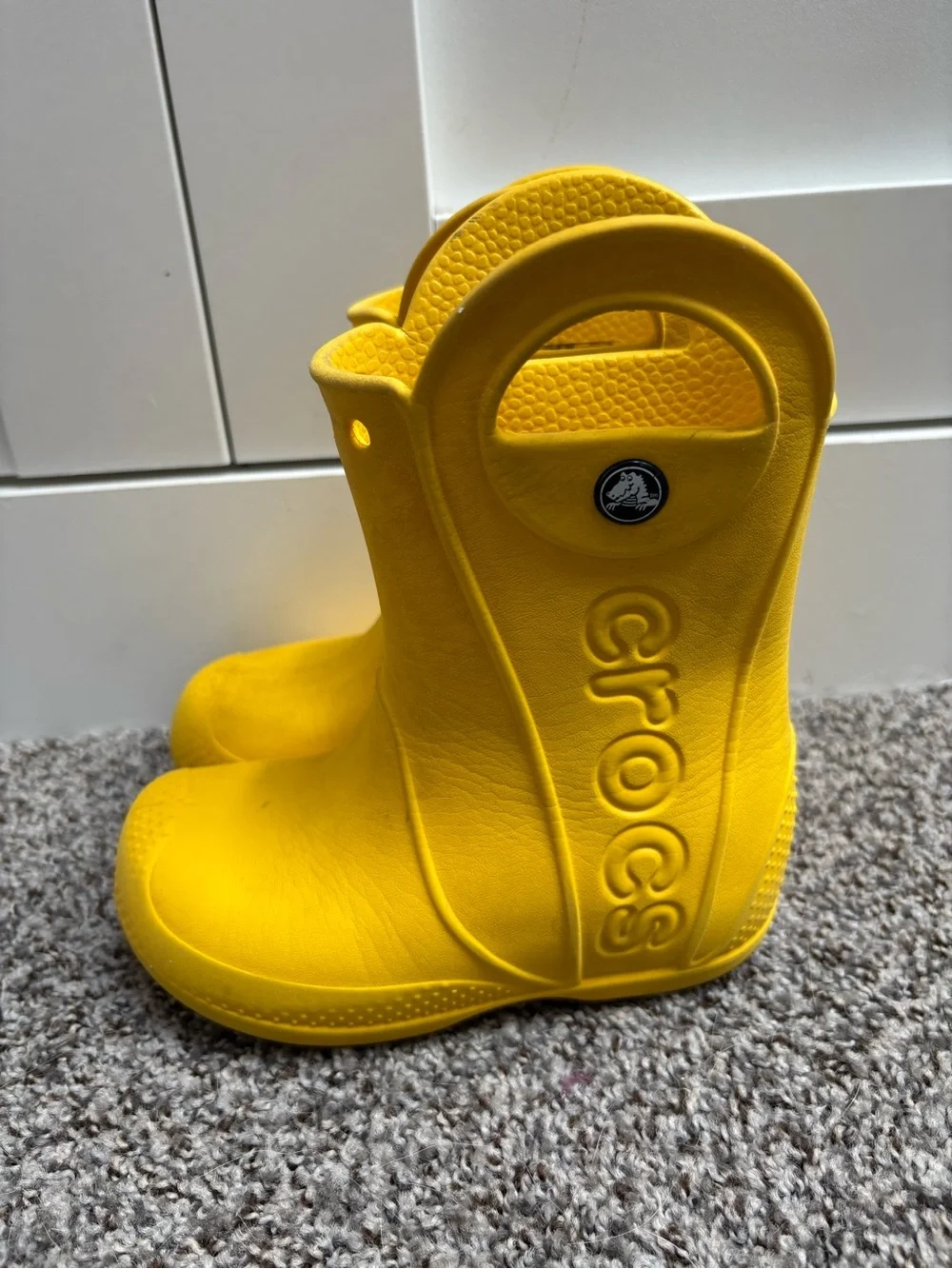 CROCS bright yellow